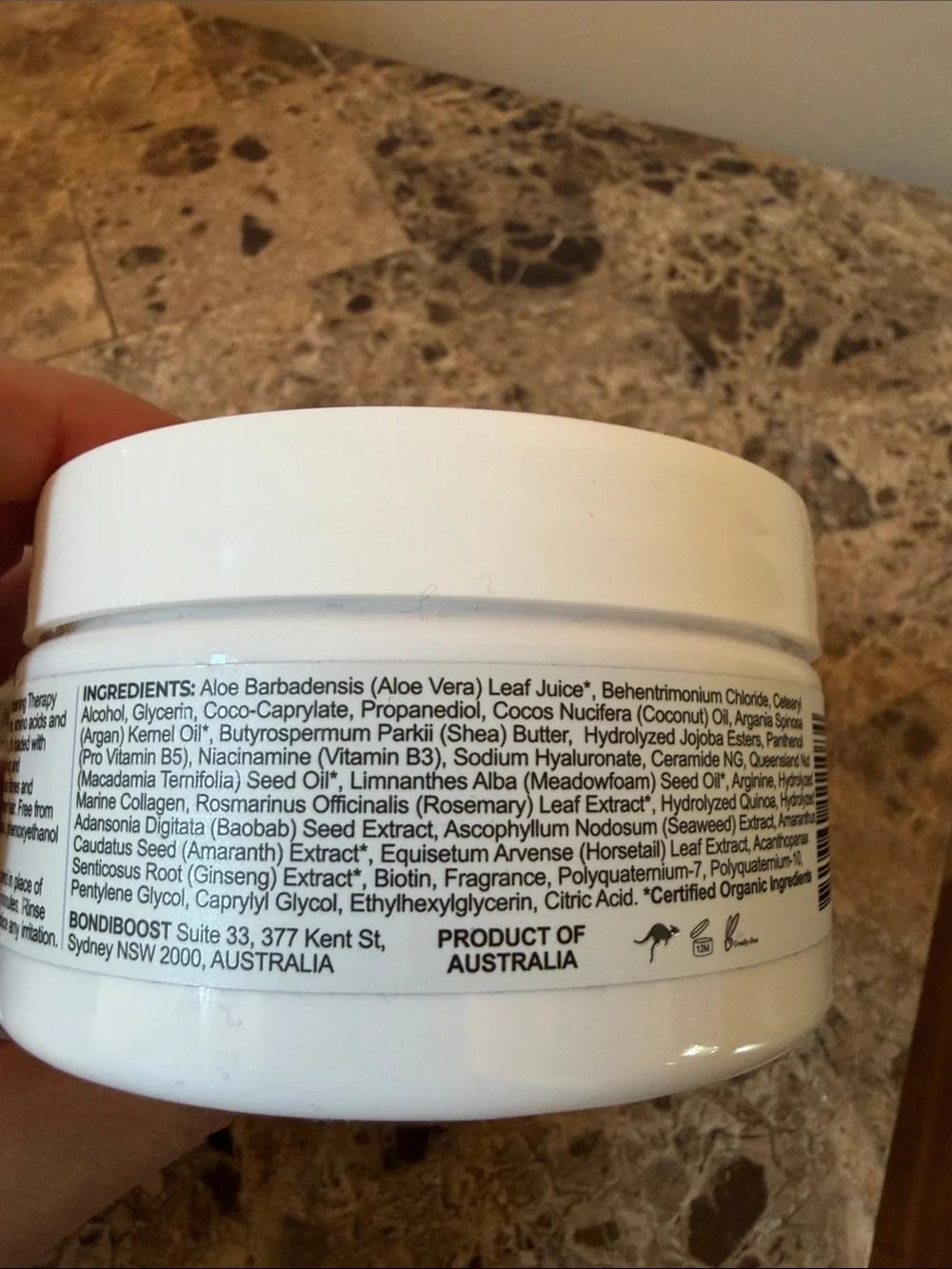 NEW Thickening Therapy Hair Mask - White